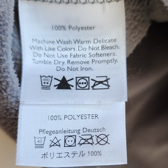 Eddie Bauer Gray Quarter Zip Fleece Pullover Size XL - Picture 9 of 15